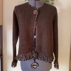 Design options by Philip and Jane Gordon cardigan size small